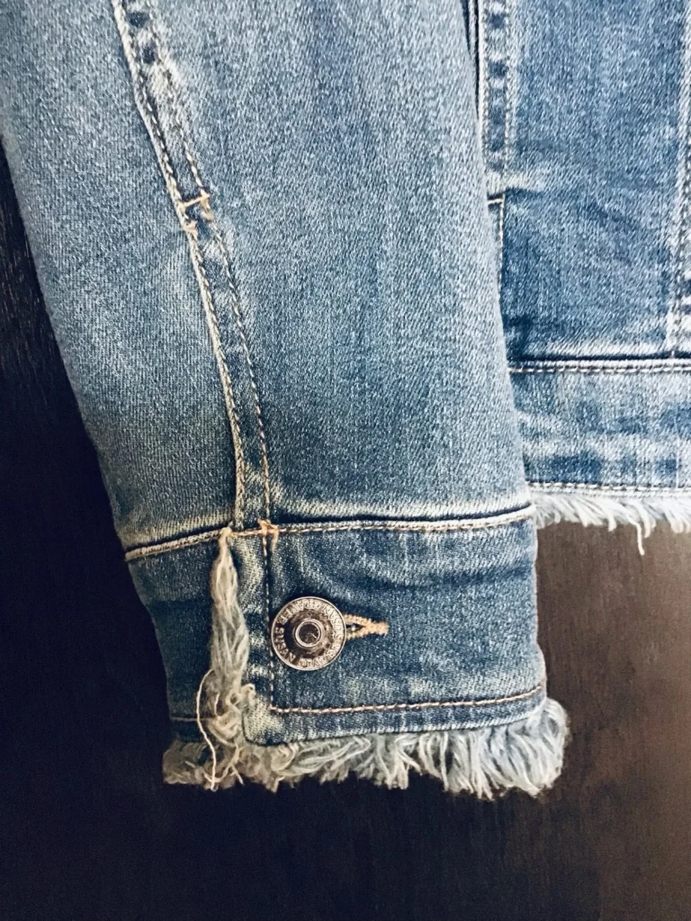 Susan Graver Dark Blue Denim Jacket - Picture 4 of 8